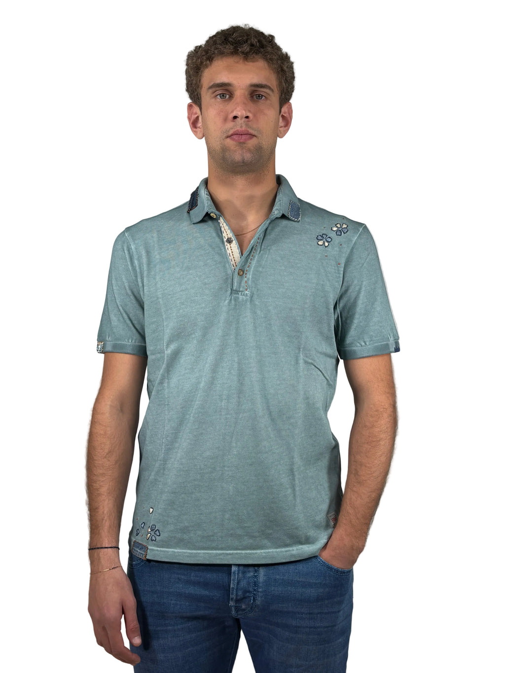 BOB - POLO IN PIQUET CON PATCH