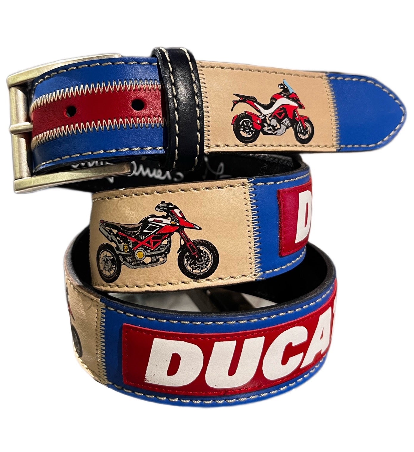 ARTIGIANATO ITALIANO cintura artigianale "DUCATI"