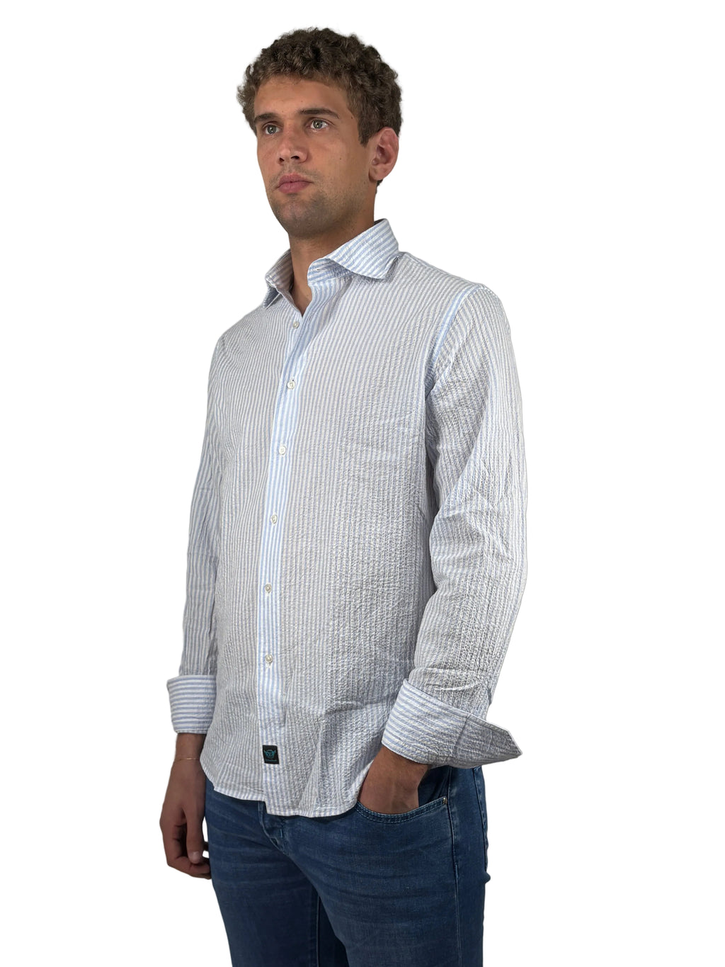 BROUBACK - CAMICIA A RIGHE SEERSUCKER