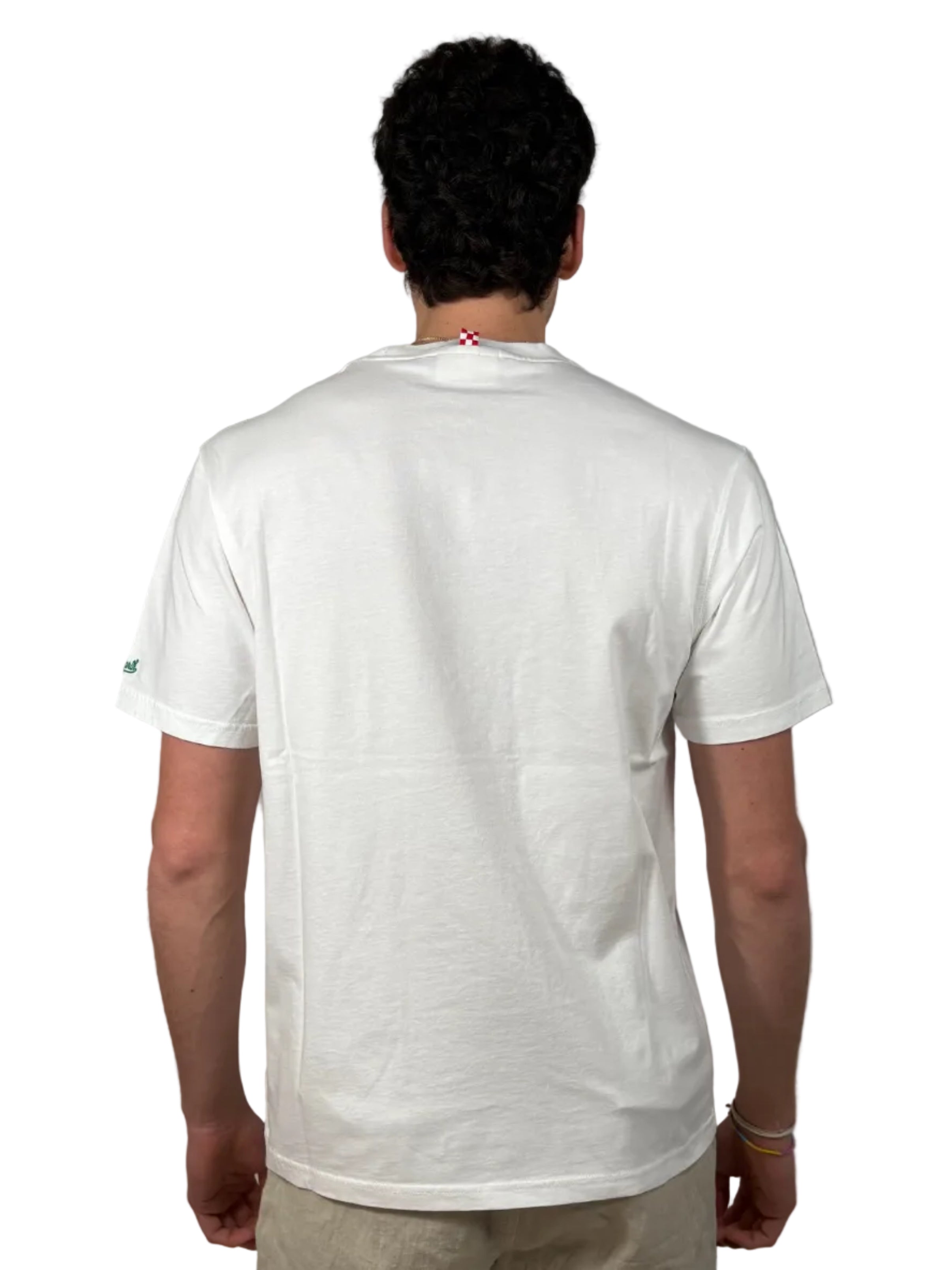 MC2 SAINT BARTH - T-SHIRT PORTOFINO "PRIMA LA CALL, POI L'ALCOL"