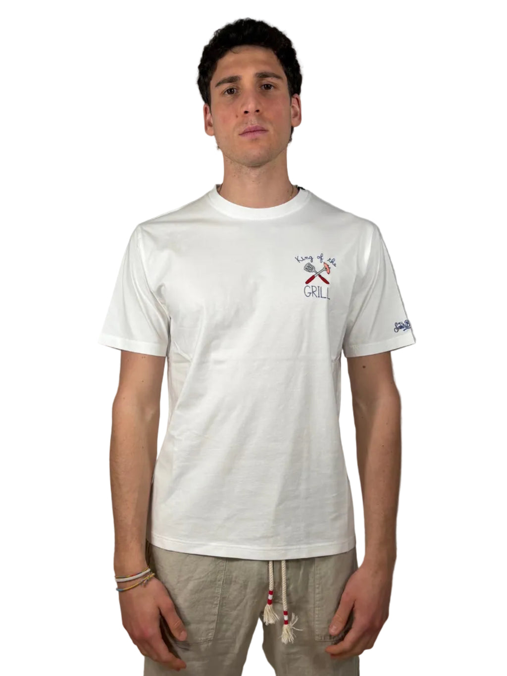 MC2 SAINT BARTH - T-SHIRT PORTOFINO "KING OF THE GRILL"