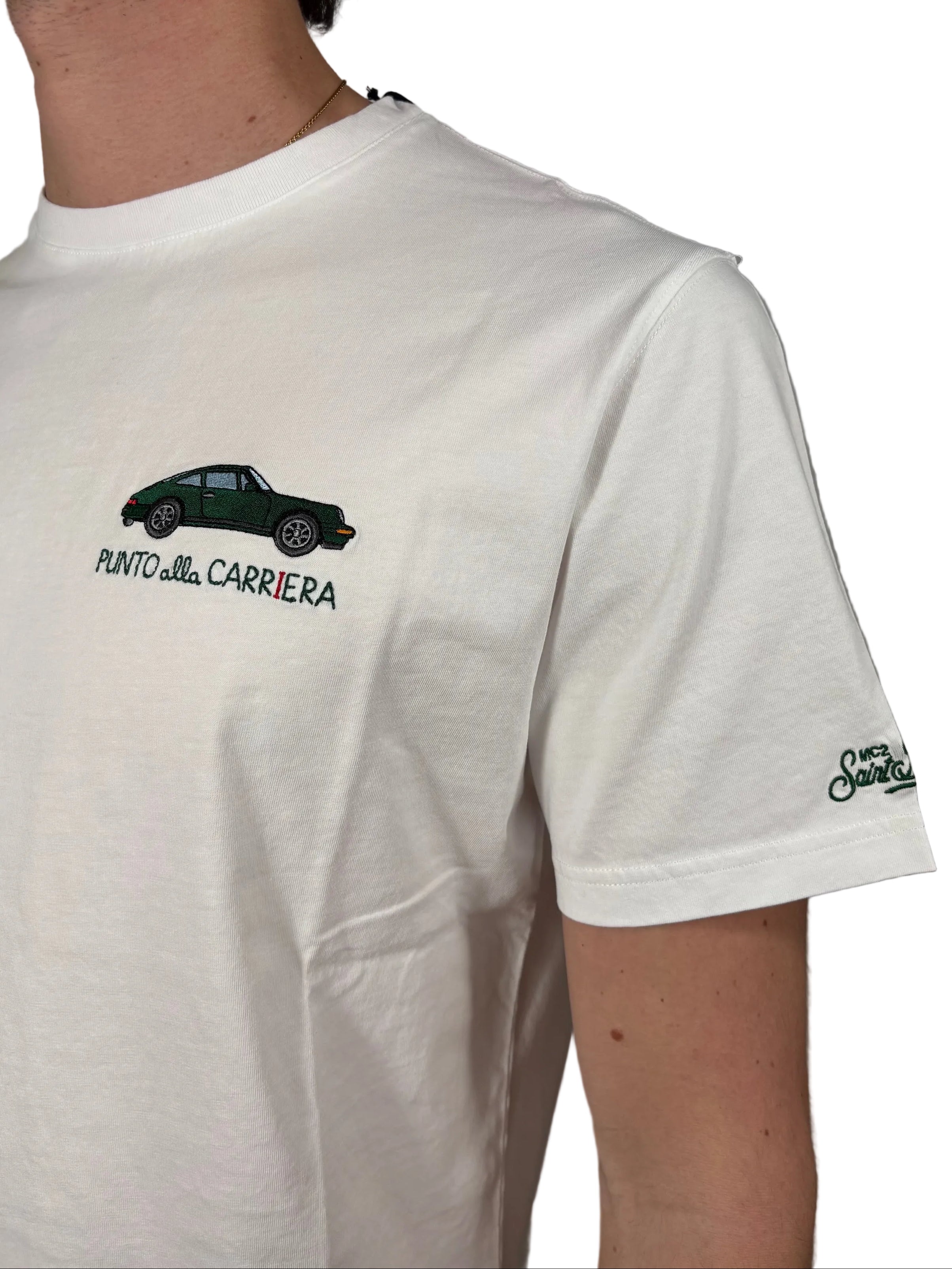 MC2 SAINT BARTH - T-SHIRT PORTOFINO "PUNTO ALLA CARRIERA"