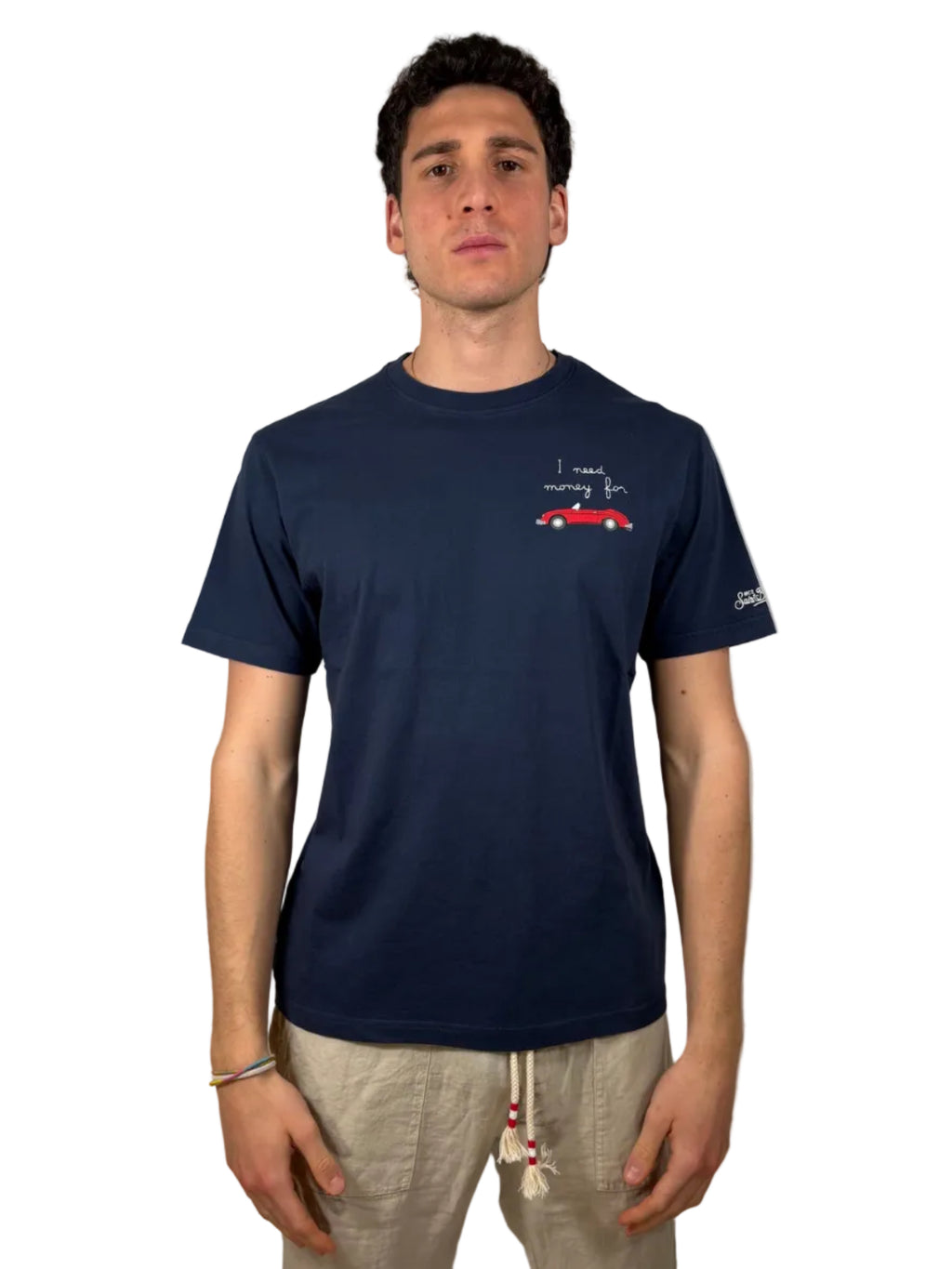 MC2 SAINT BARTH - T-SHIRT PORTOFINO "I NEED MONEY FOR"