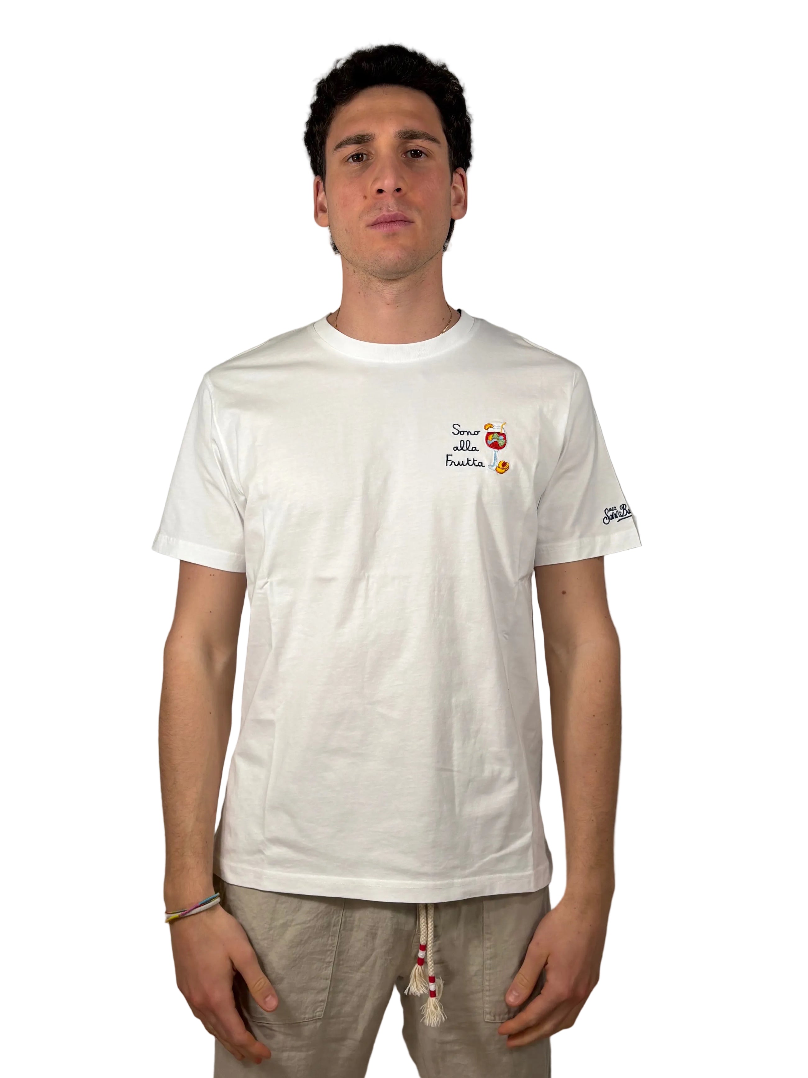 MC2 SAINT BARTH - T-SHIRT PORTOFINO "SONO ALLA FRUTTA"