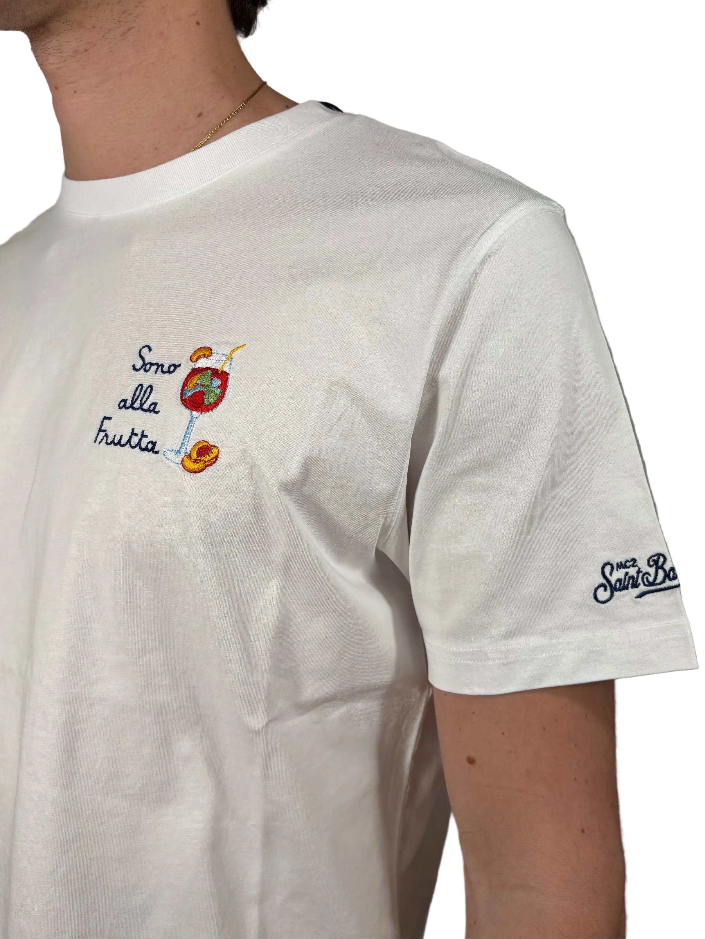 MC2 SAINT BARTH - T-SHIRT PORTOFINO "SONO ALLA FRUTTA"