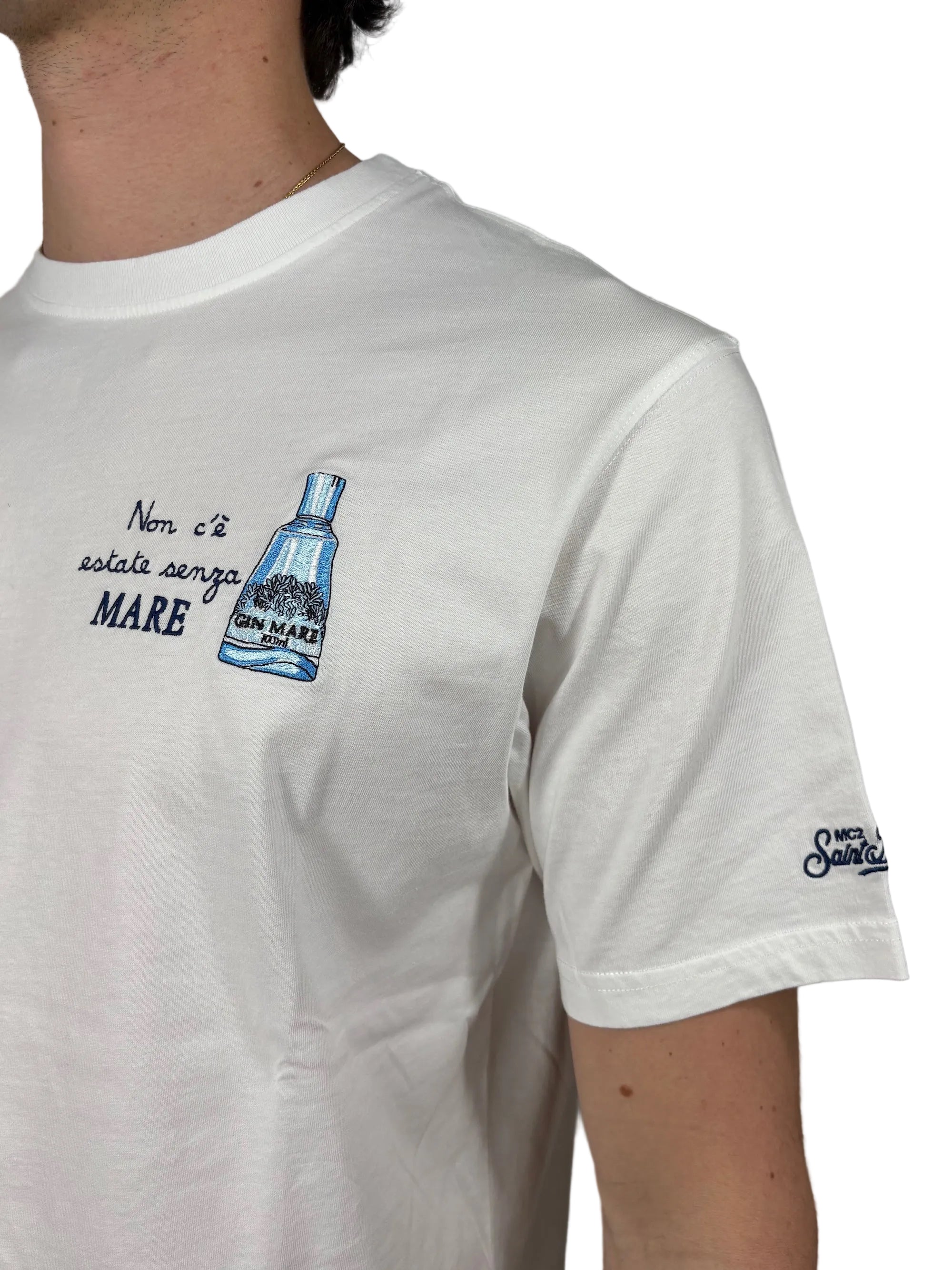MC2 SAINT BARTH - T-SHIRT PORTOFINO "NON C'E' ESTATE SENZA MARE"