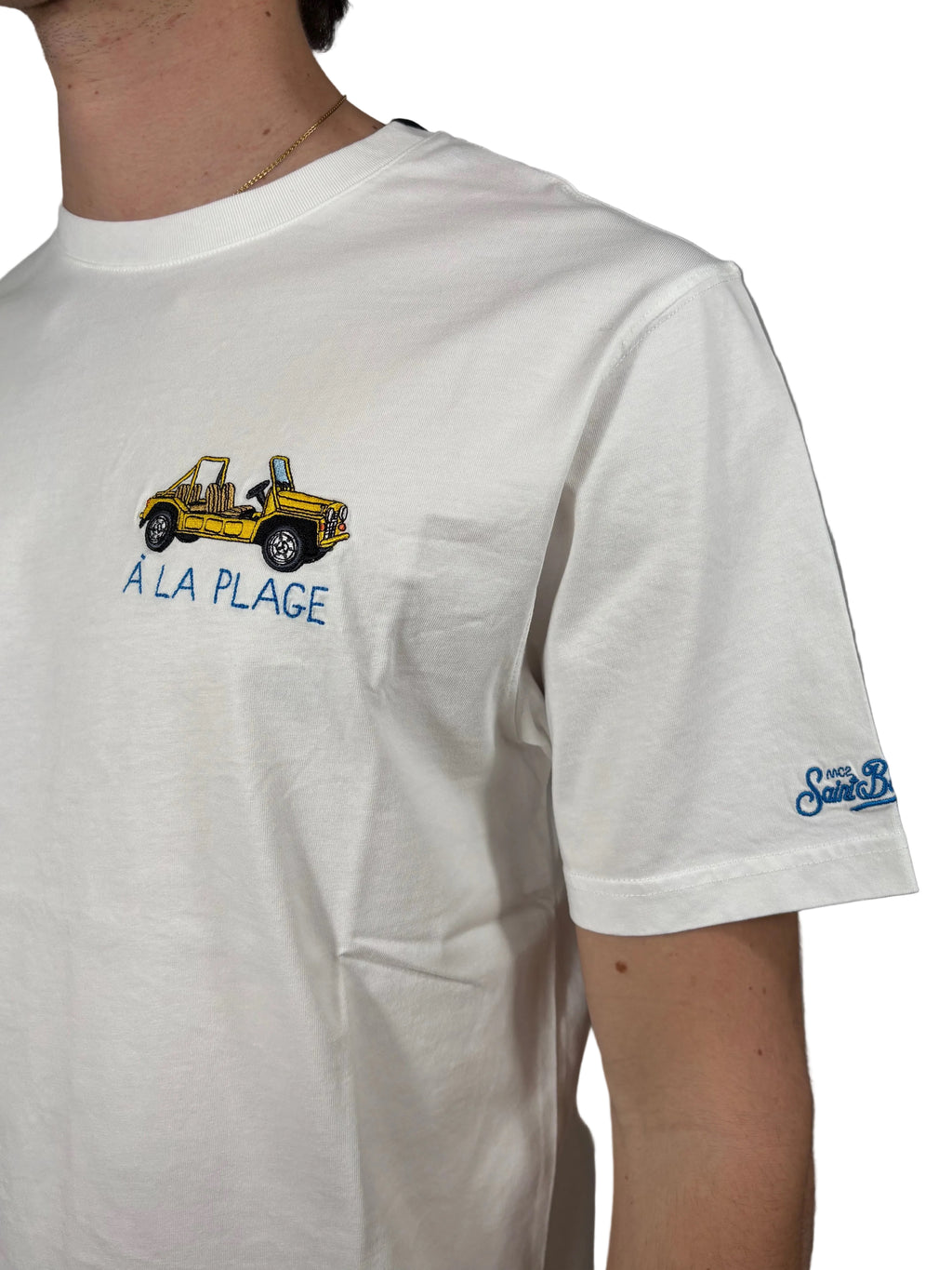 MC2 SAINT BARTH - T-SHIRT PORTOFINO "A' LA PLAGE"