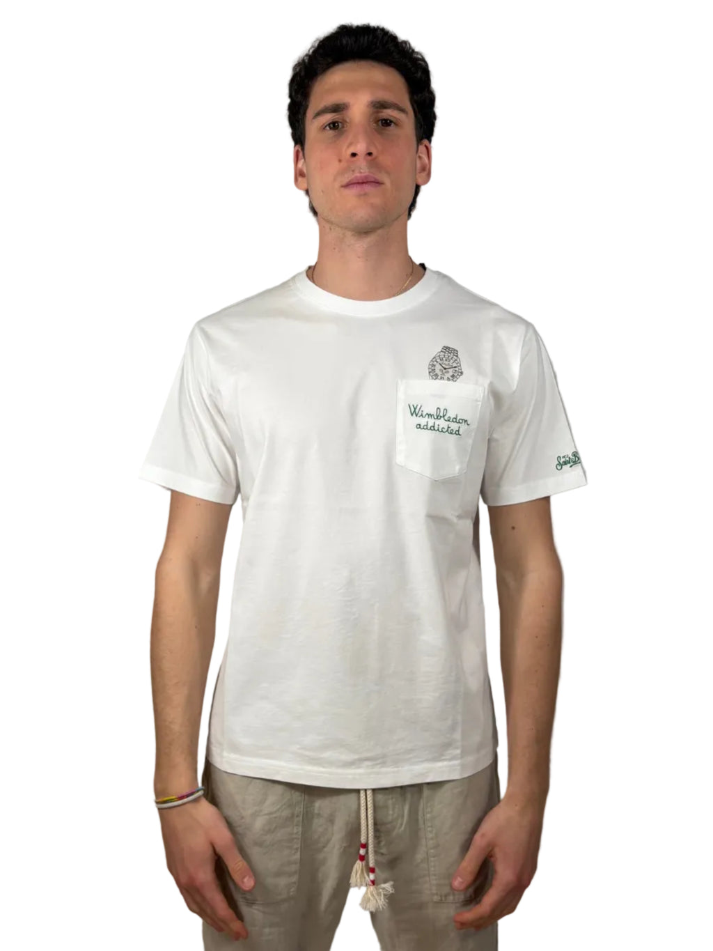 MC2 SAINT BARTH - T-SHIRT AUSTIN "WIMBLEDON ADDICTED"