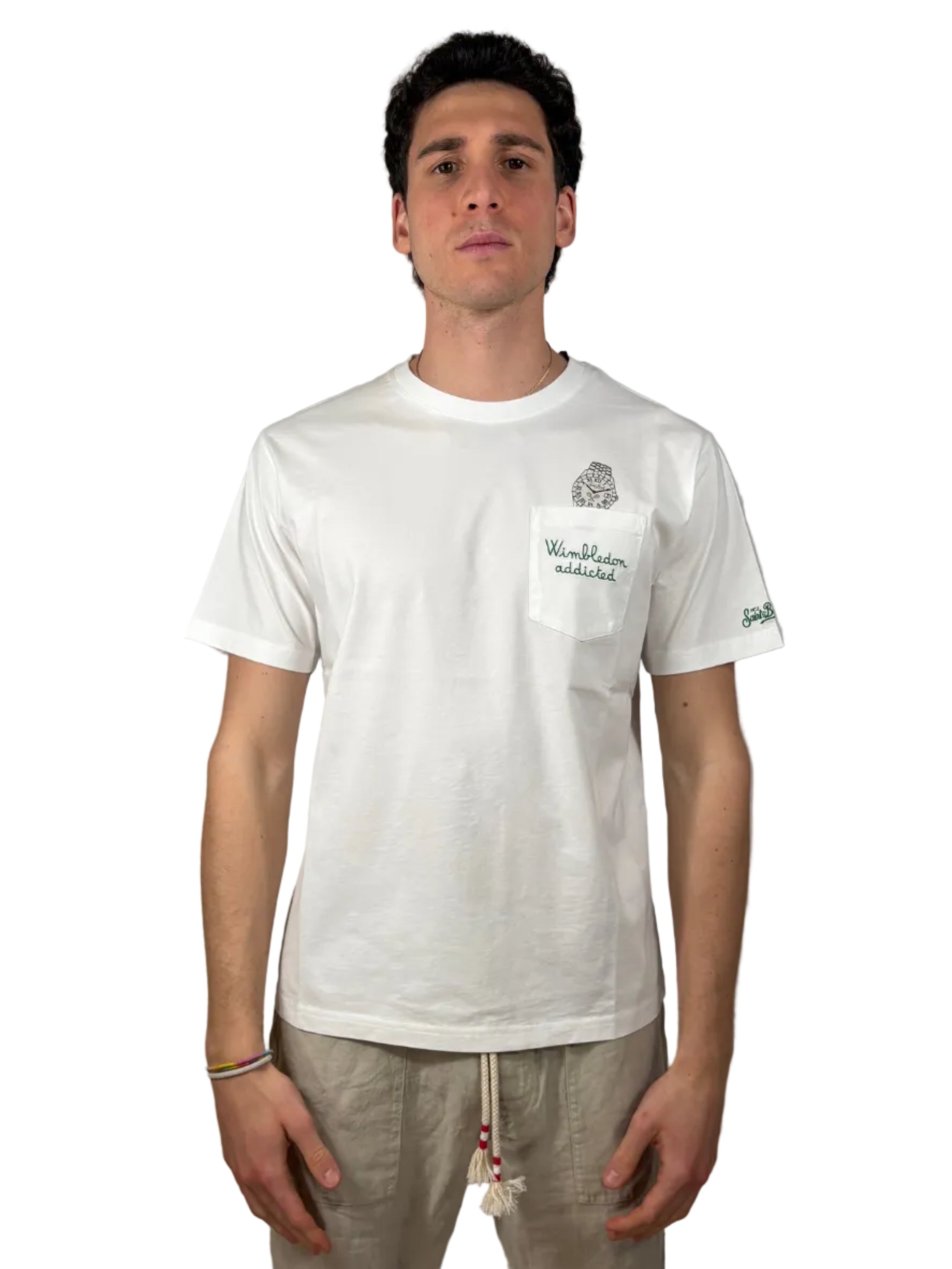 MC2 SAINT BARTH - T-SHIRT AUSTIN "WIMBLEDON ADDICTED"
