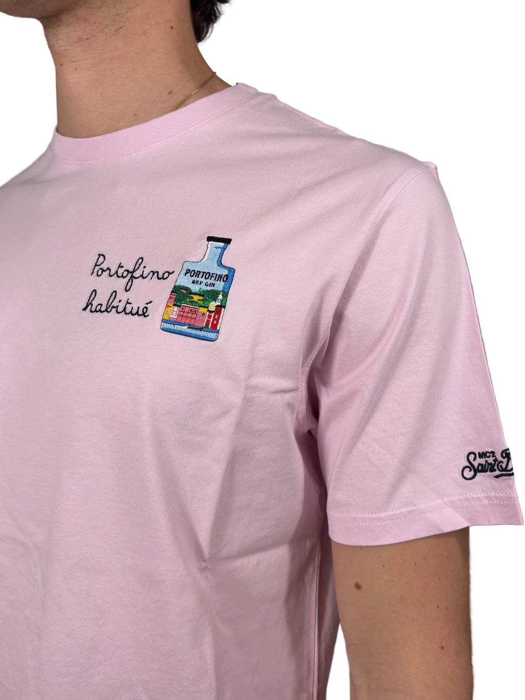 MC2 SAINT BARTH - T-SHIRT PORTOFINO "PORTOFINO HABITUE'"