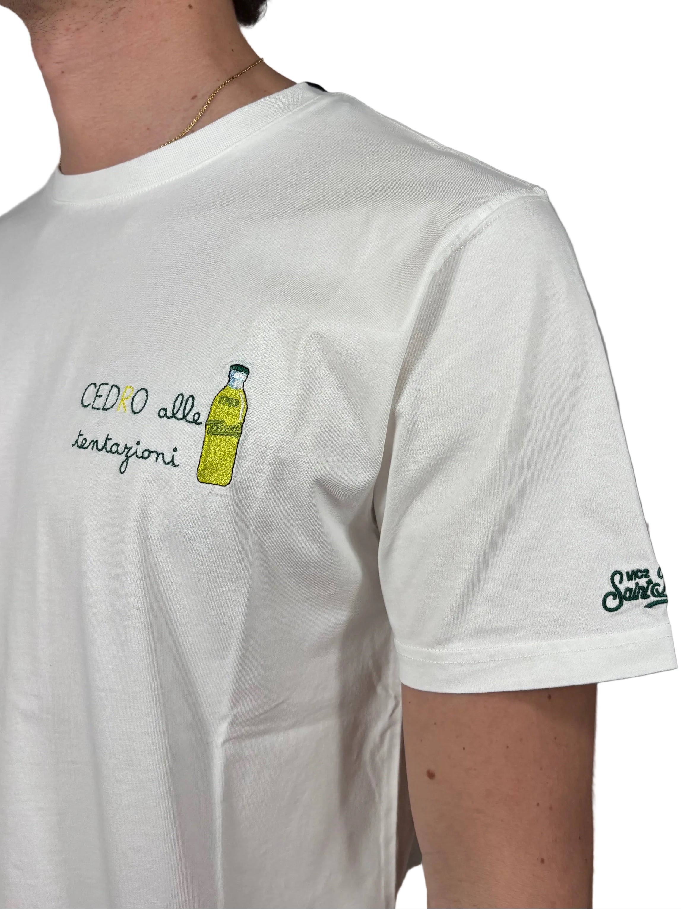 MC2 SAINT BARTH - T-SHIRT PORTOFINO "CEDRO ALLE TENTAZIONI"