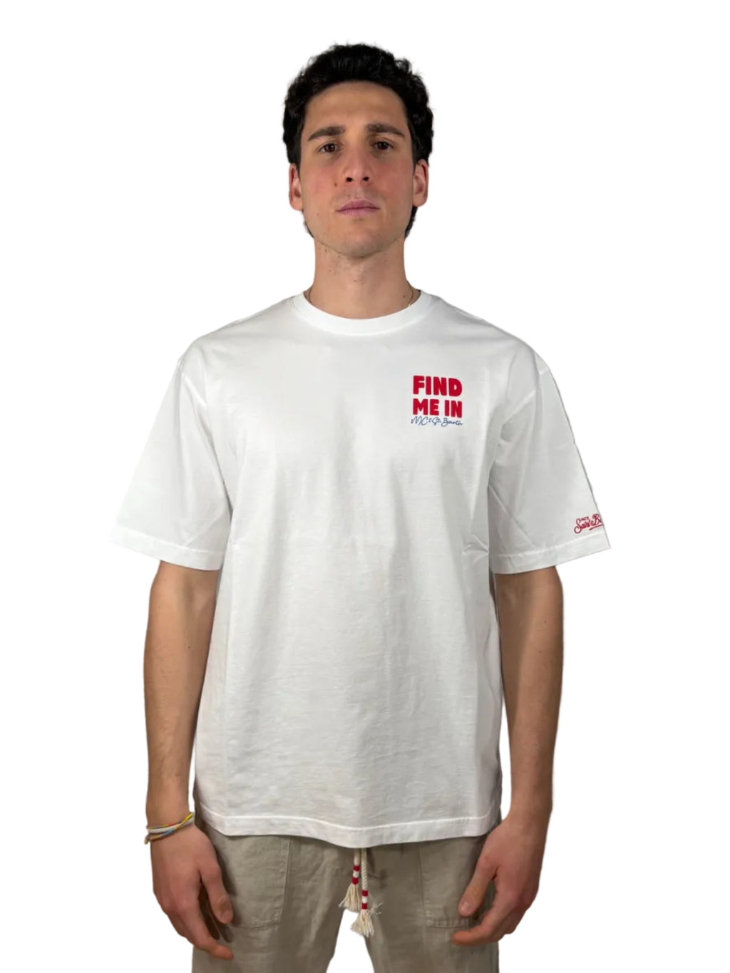MC2 SAINT BARTH - T-SHIRT DELMAR "FIND ME IN..."