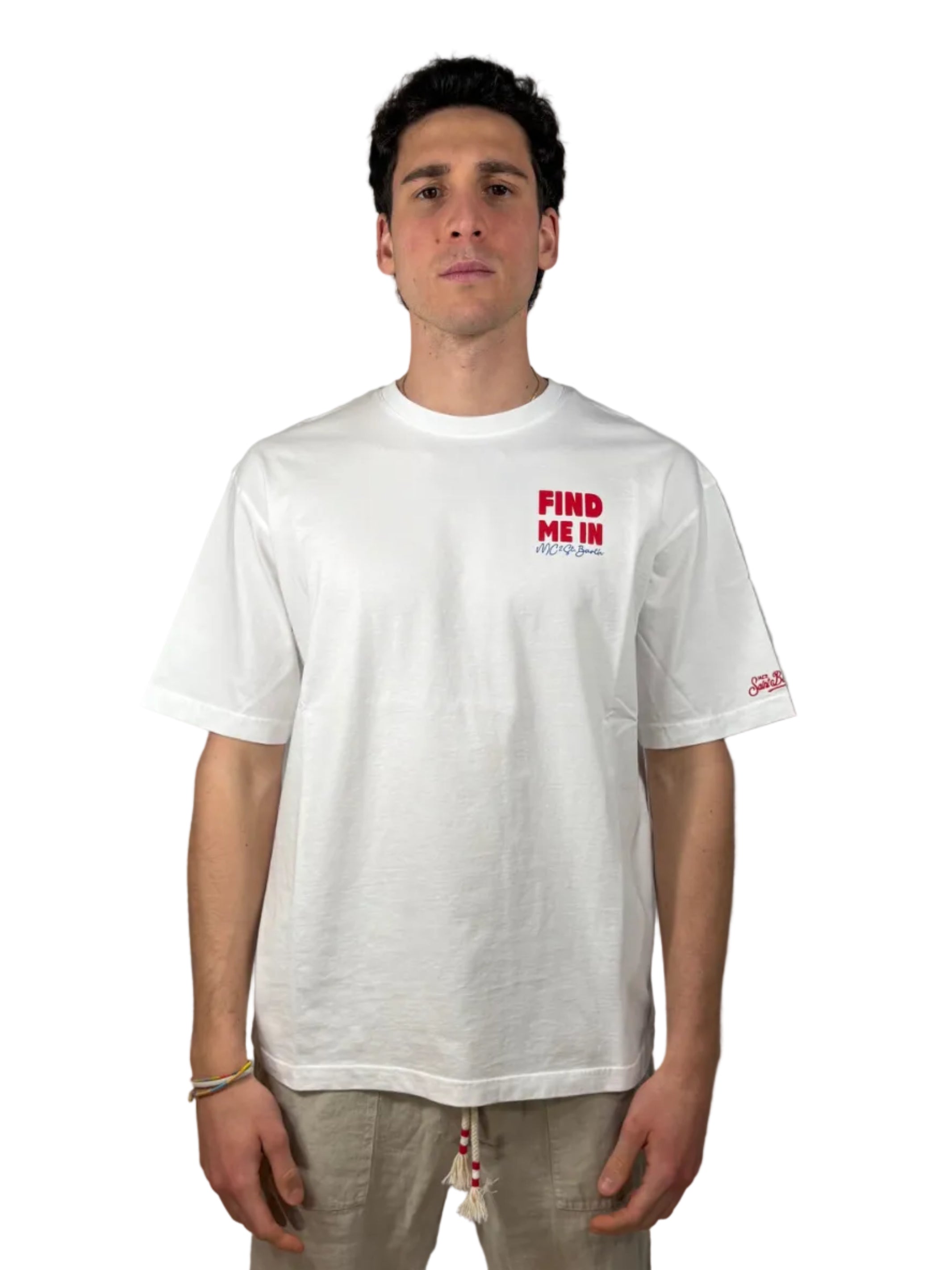 MC2 SAINT BARTH - T-SHIRT DELMAR "FIND ME IN..."