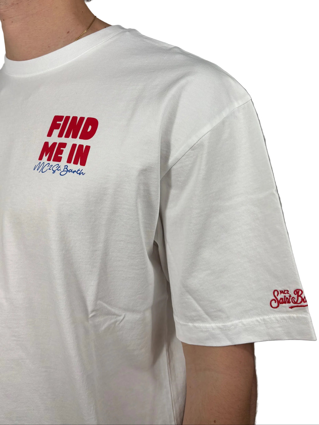 MC2 SAINT BARTH - T-SHIRT DELMAR "FIND ME IN..."
