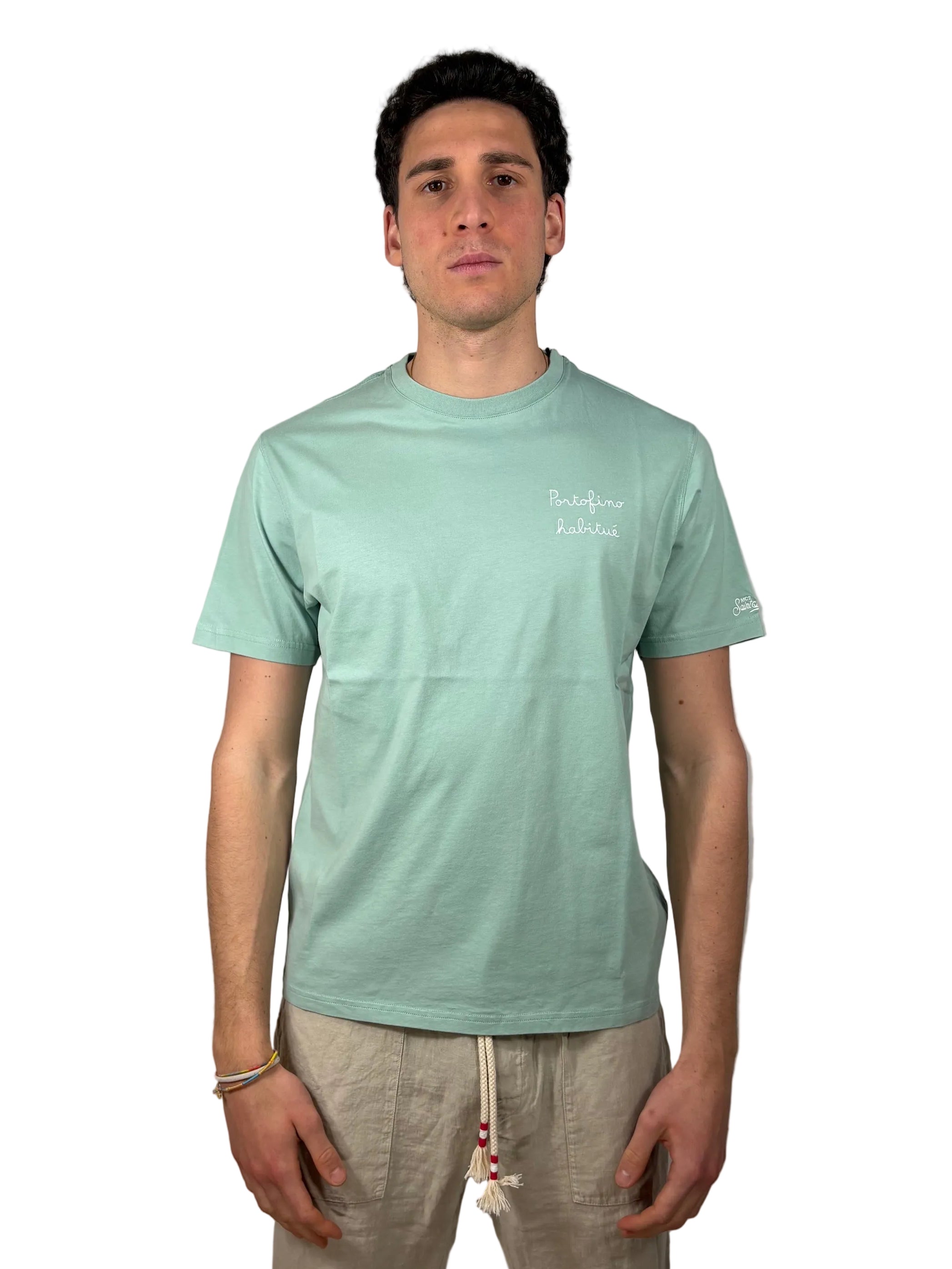 MC2 SAINT BARTH - T-SHIRT PORTOFINO "PORTOFINO HABITUE'"