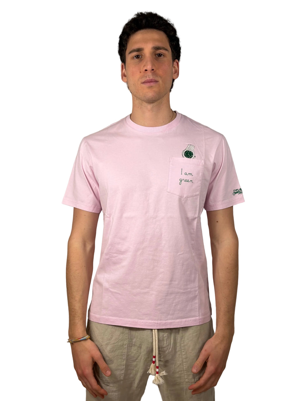 MC2 SAINT BARTH - T-SHIRT AUSTIN "I AM GREEN"