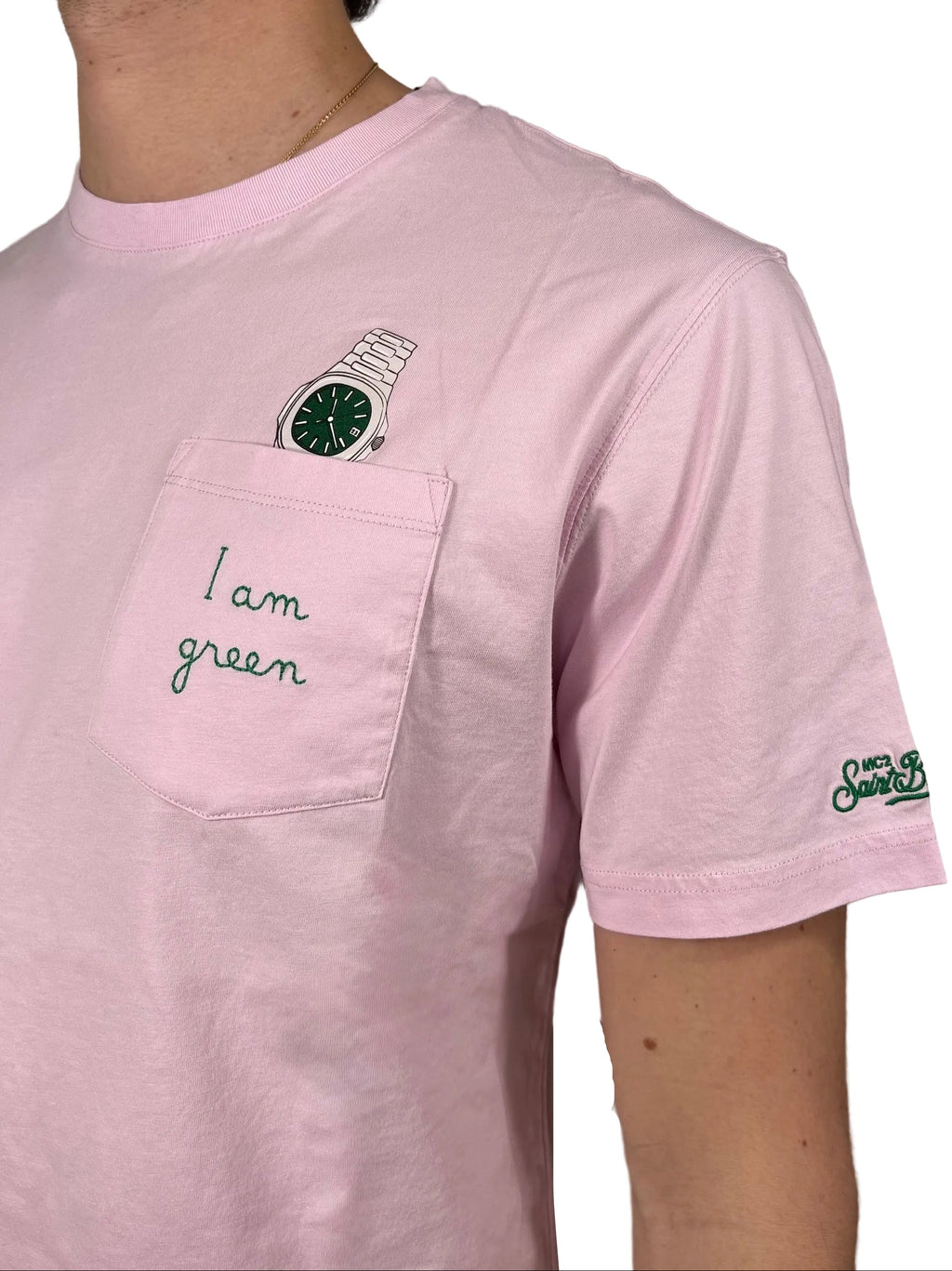 MC2 SAINT BARTH - T-SHIRT AUSTIN "I AM GREEN"