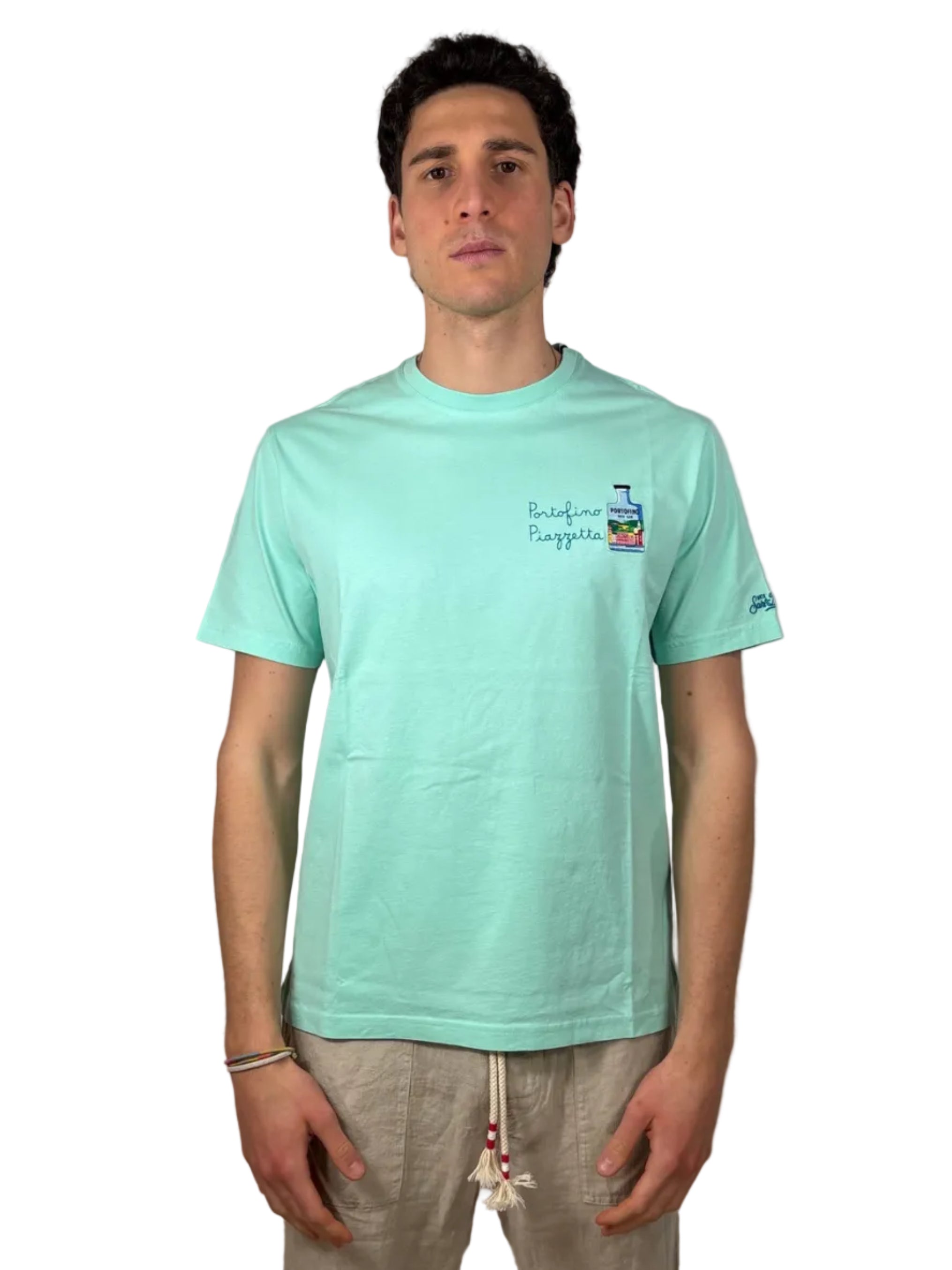 MC2 SAINT BARTH - T-SHIRT PORTOFINO "PORTOFINO PIAZZETTA"