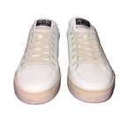AMA BRAND - SNEAKER BEIGE "SLAM" IN PELLE