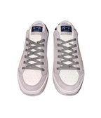 AMA BRAND - SNEAKER AZZURRA/GRIGIA "SLAM" IN PELLE