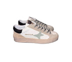AMA BRAND - SNEAKER BEIGE/TIFFANY "SLAM" IN PELLE