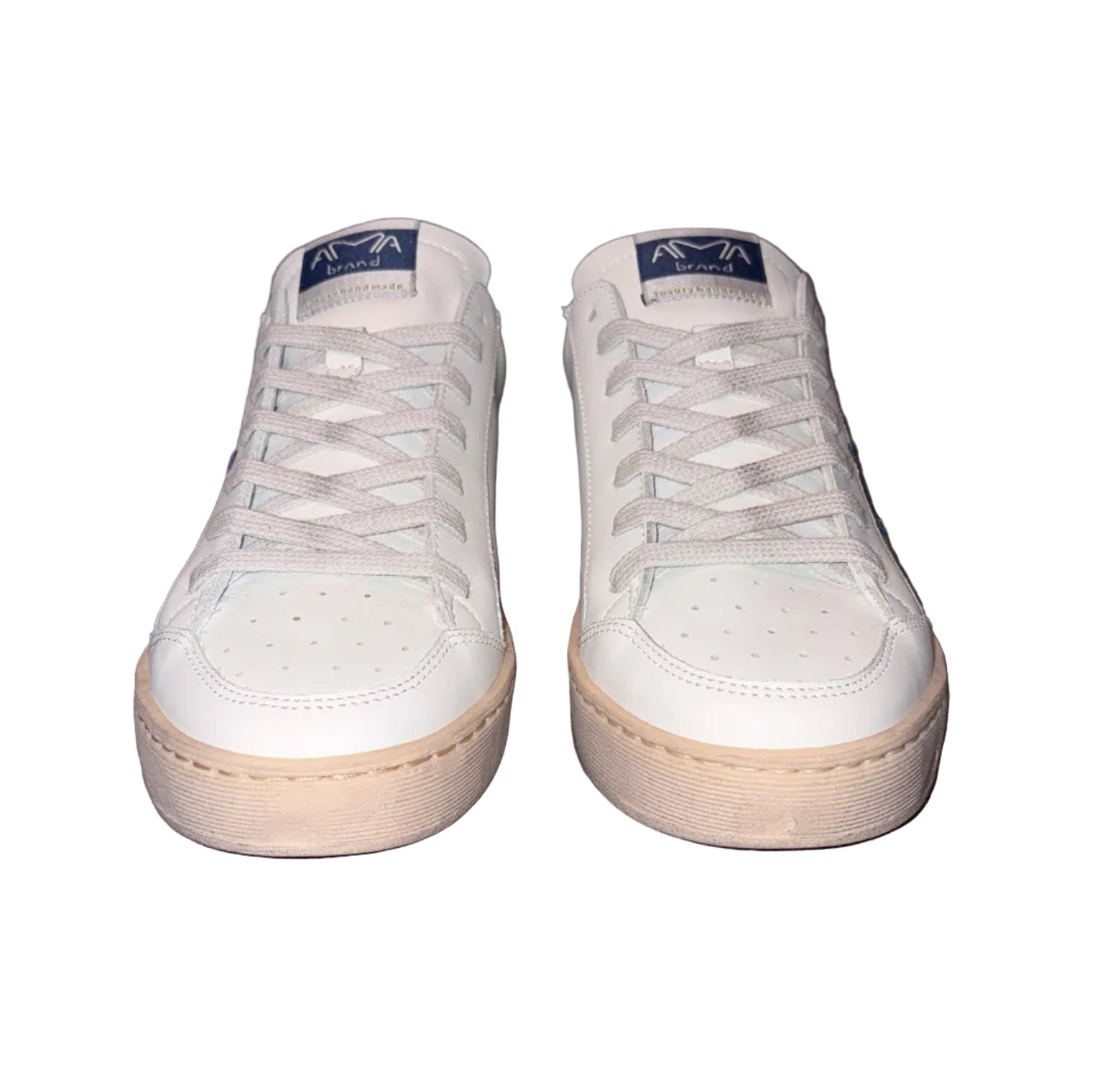 AMA BRAND - SNEAKER BLU "SLAM" IN PELLE