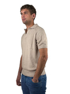 GRAN SASSO - POLO CON BOTTONI IN COTONE CASHMERE