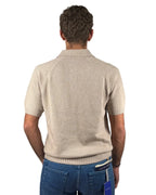GRAN SASSO - POLO CON BOTTONI IN COTONE CASHMERE