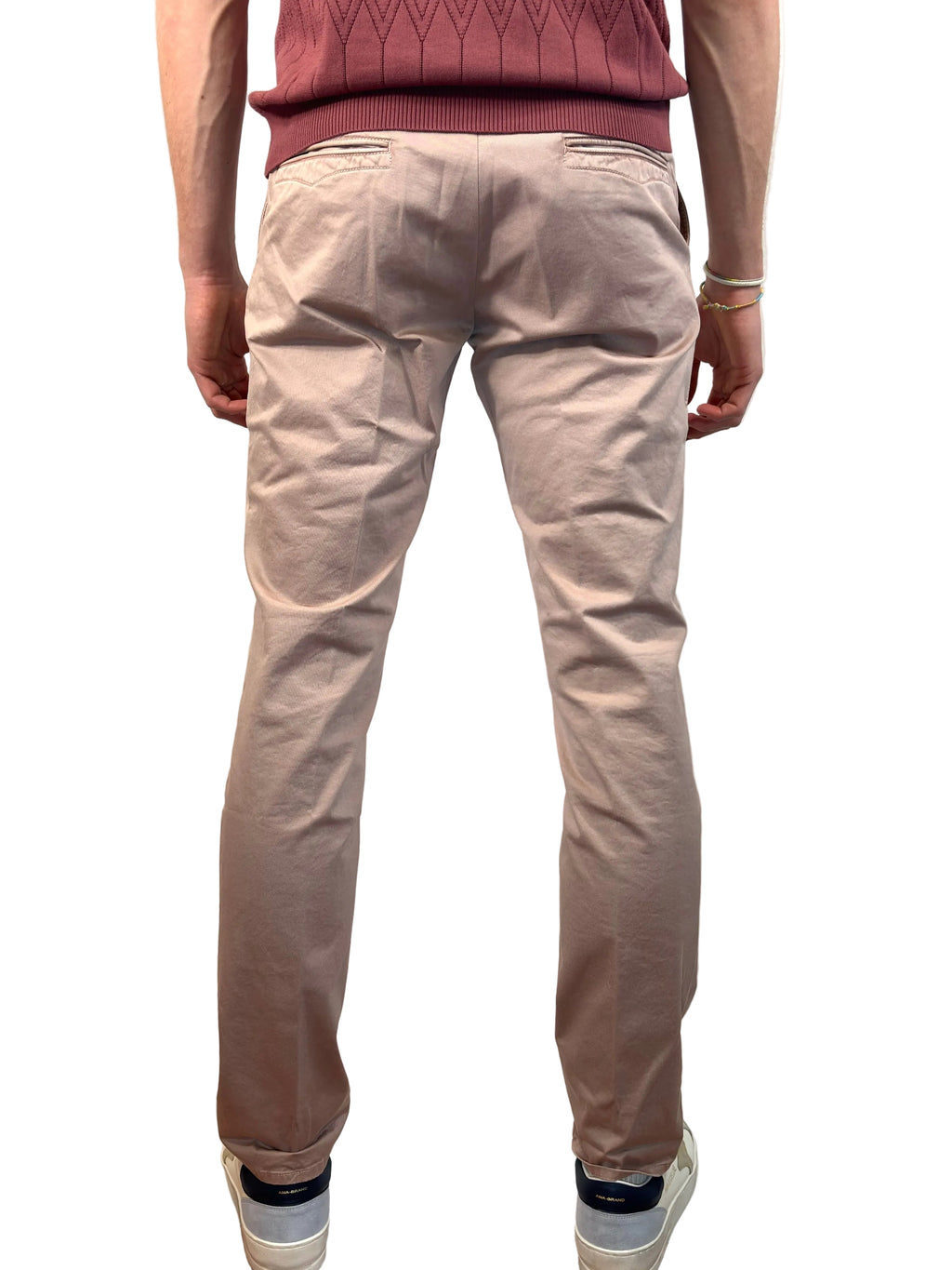 INCOTEX - PANTALONE SLIM FIT IN TRICOCHINO CIPRIA