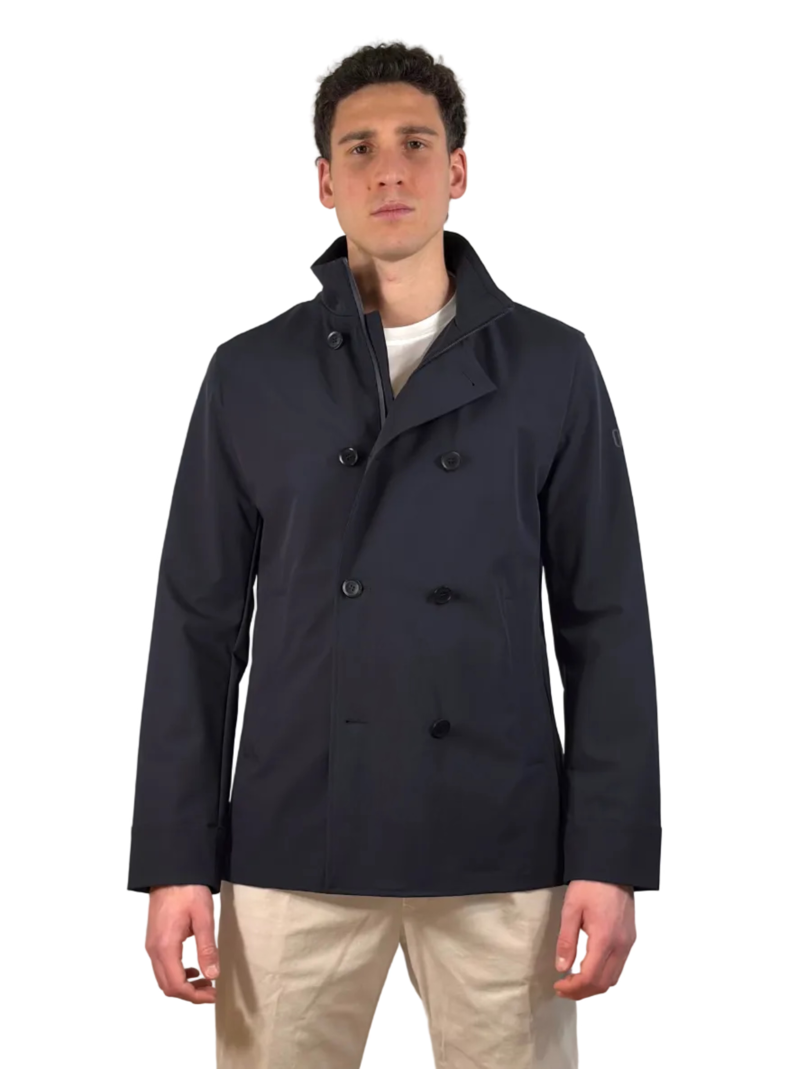 DUNO - PEACOAT IN TESSUTO TECNICO