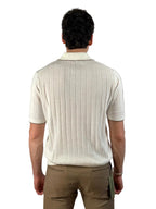 MASQ - POLO COLLETTO BOWLING CON SCARTO D'AGO
