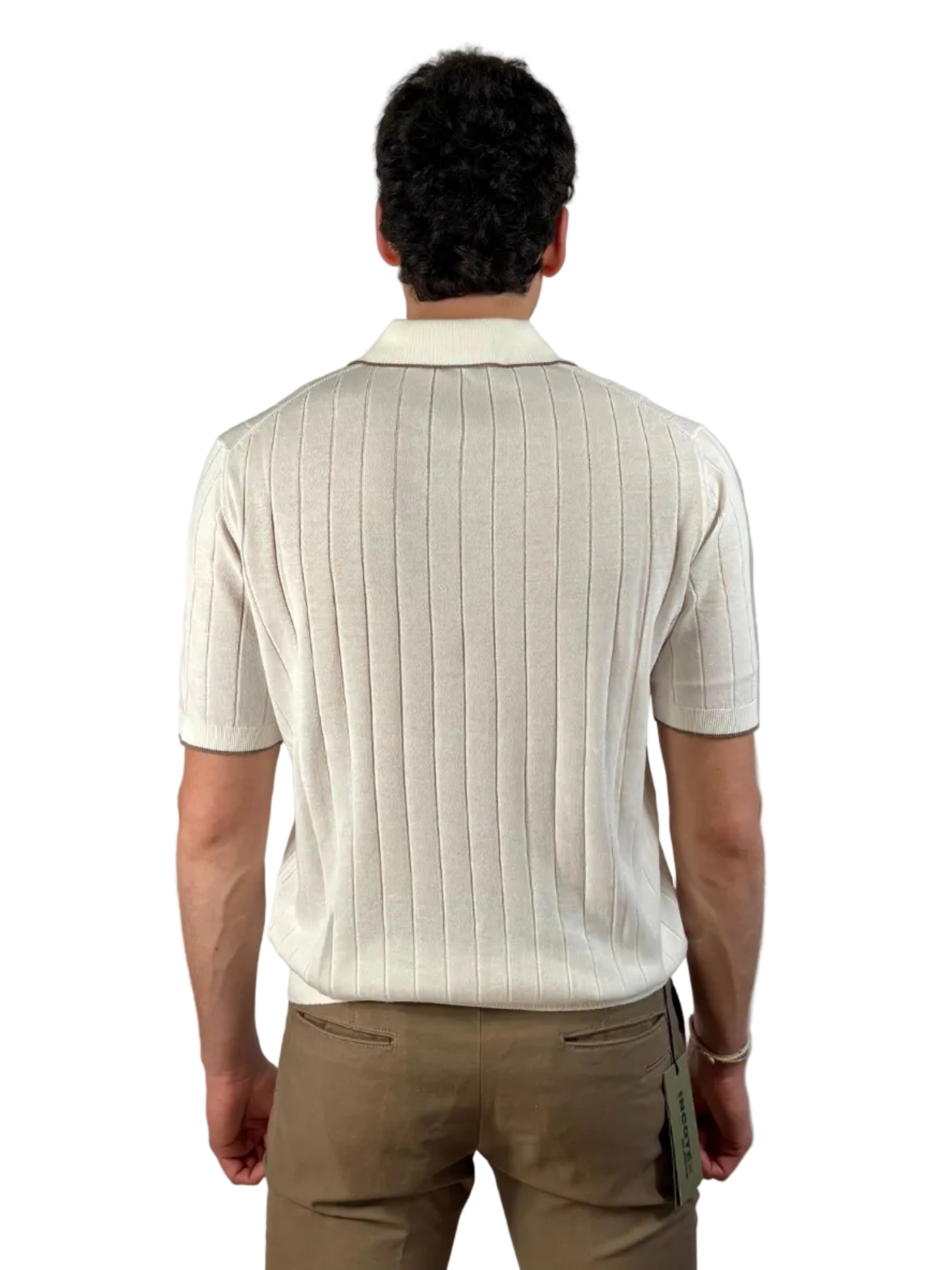 MASQ - POLO COLLETTO BOWLING CON SCARTO D'AGO