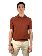 GRAN SASSO - POLO CON BOTTONI IN COTONE CASHMERE