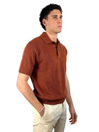 GRAN SASSO - POLO CON BOTTONI IN COTONE CASHMERE