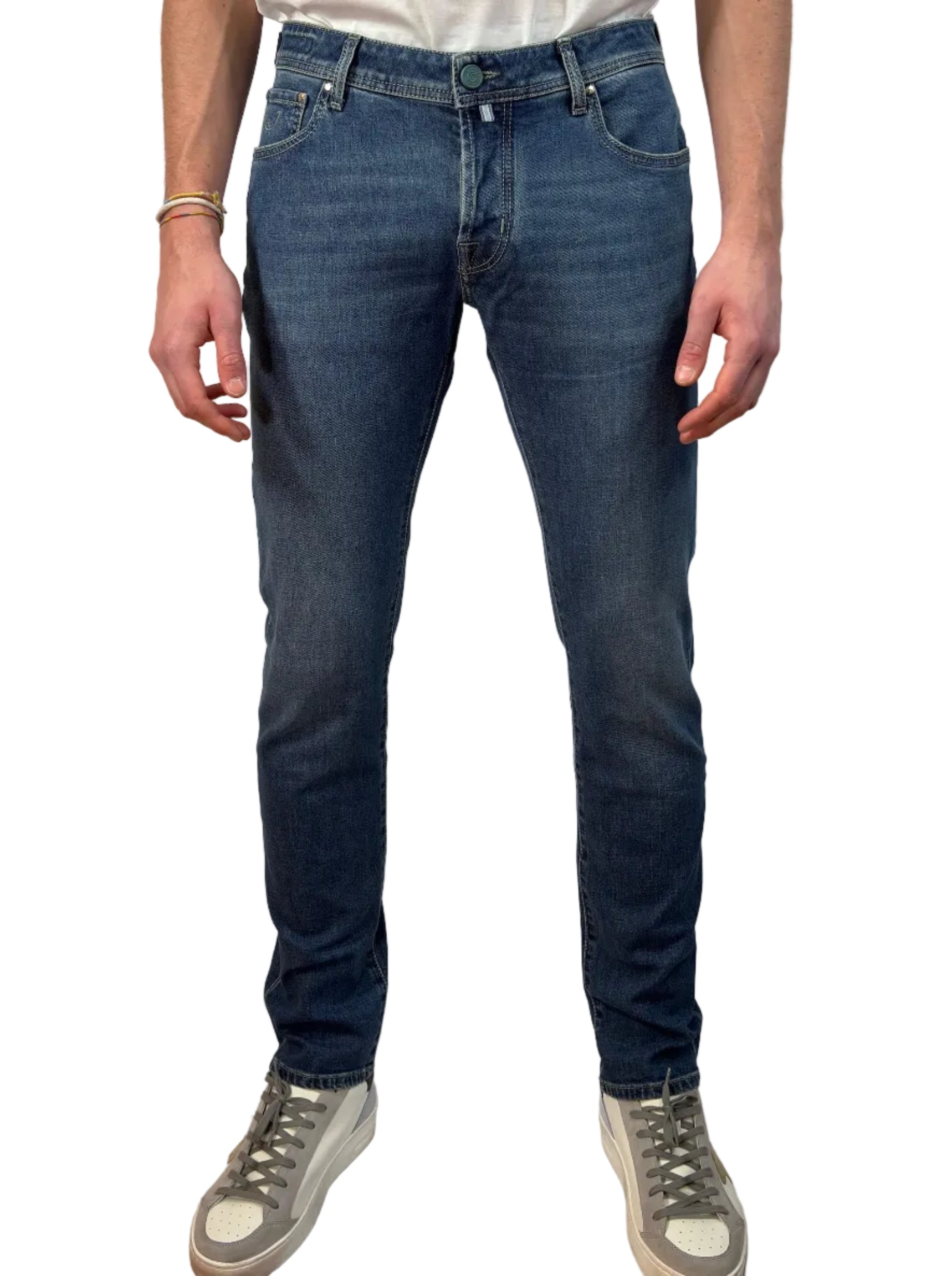 JACOB COHEN - JEANS 5 TASCHE NICK SLIM FIT BLU MEDIO