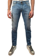 JACOB COHEN - JEANS 5 TASCHE NICK SUPER SLIM FIT AZZURRO