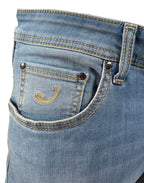 JACOB COHEN - JEANS 5 TASCHE NICK SUPER SLIM FIT AZZURRO