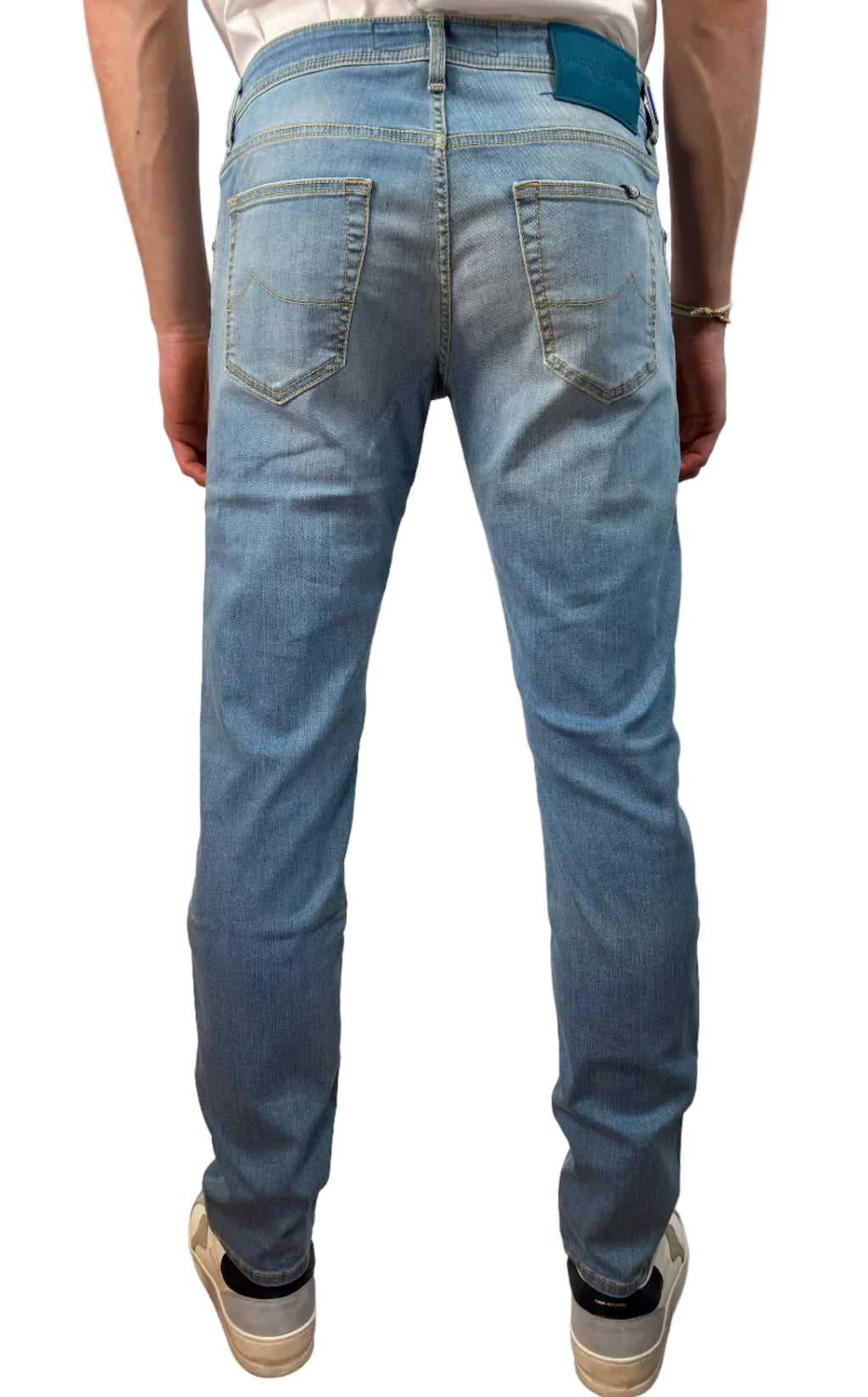 JACOB COHEN - JEANS 5 TASCHE NICK SUPER SLIM FIT AZZURRO