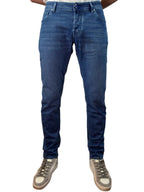 JACOB COHEN - JEANS 5 TASCHE NICK SUPER SLIM FIT BLU MEDIO