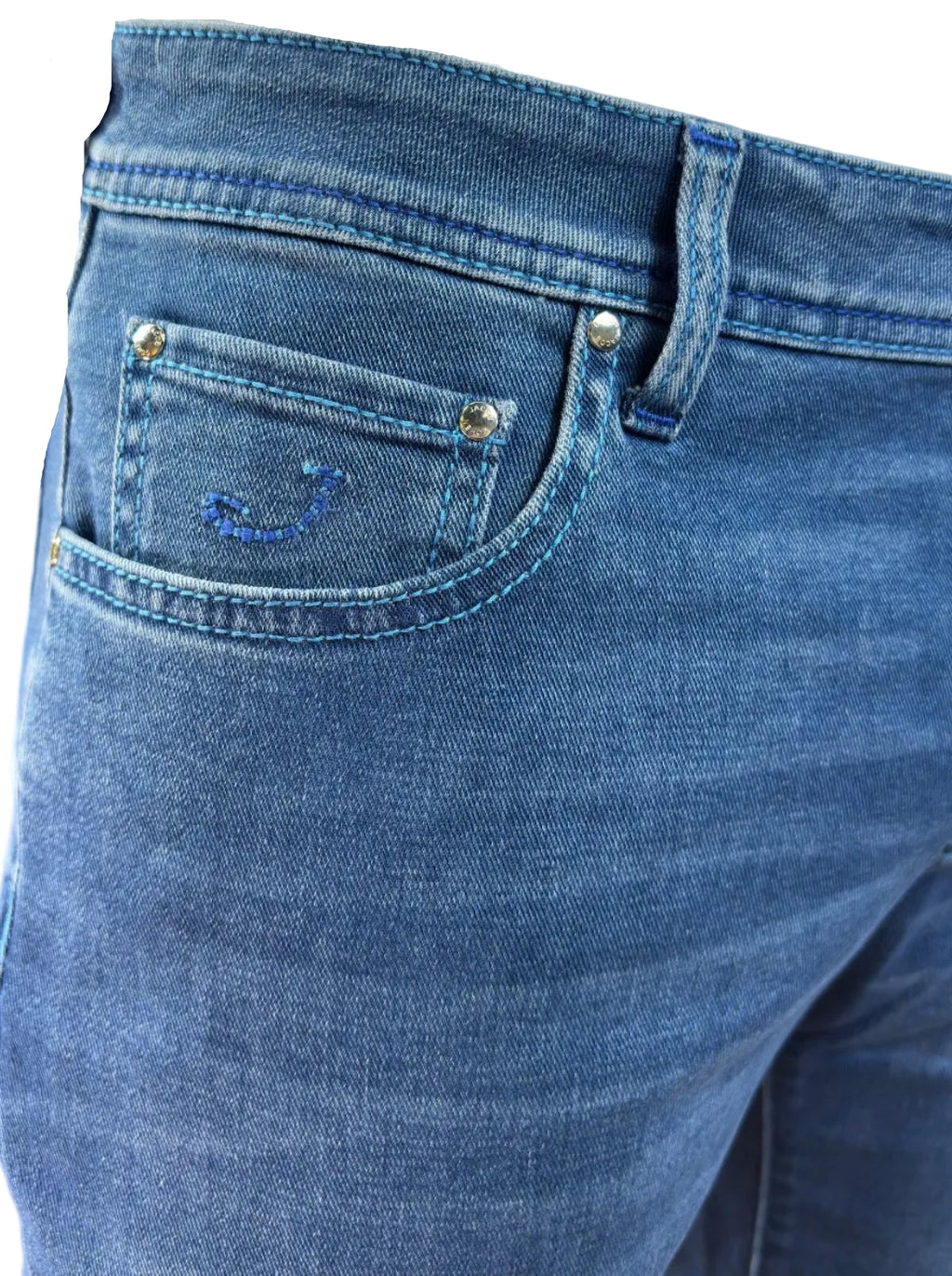 JACOB COHEN - JEANS 5 TASCHE NICK SUPER SLIM FIT BLU MEDIO