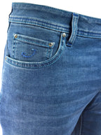 JACOB COHEN - JEANS 5 TASCHE NICK SUPER SLIM FIT BLU MEDIO