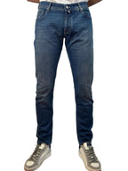JACOB COHEN - JEANS 5 TASCHE NICK SUPER SLIM FIT BLU MEDIO