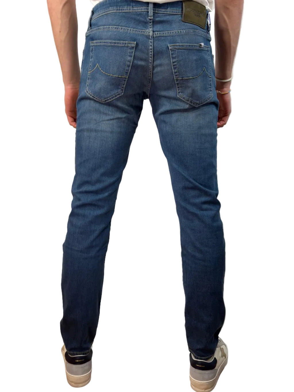 JACOB COHEN - JEANS 5 TASCHE NICK SUPER SLIM FIT BLU MEDIO