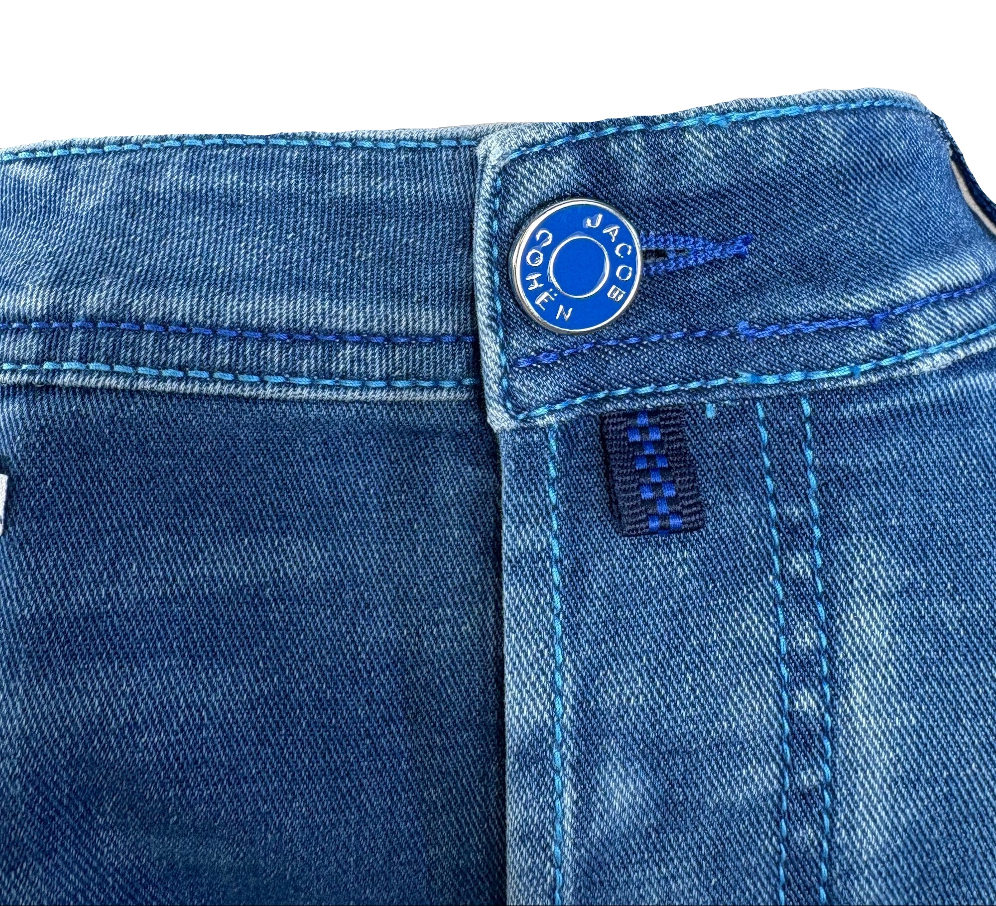 JACOB COHEN - JEANS 5 TASCHE NICK SUPER SLIM FIT BLU MEDIO