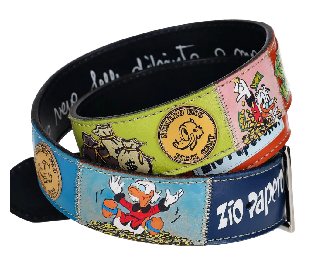 ARTIGIANATO ITALIANO - cintura artigianale "ZIO PAPERONE"
