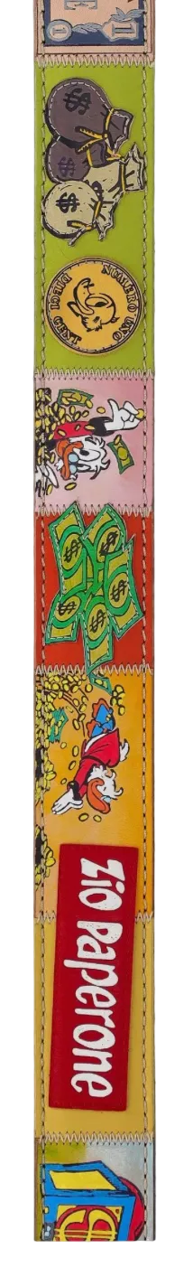 ARTIGIANATO ITALIANO - cintura artigianale "ZIO PAPERONE"