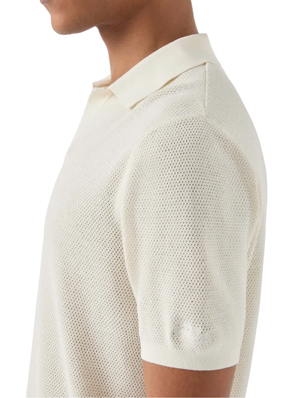 MC2 SAINT BARTH - POLO SLOAN MESH IN COTONE