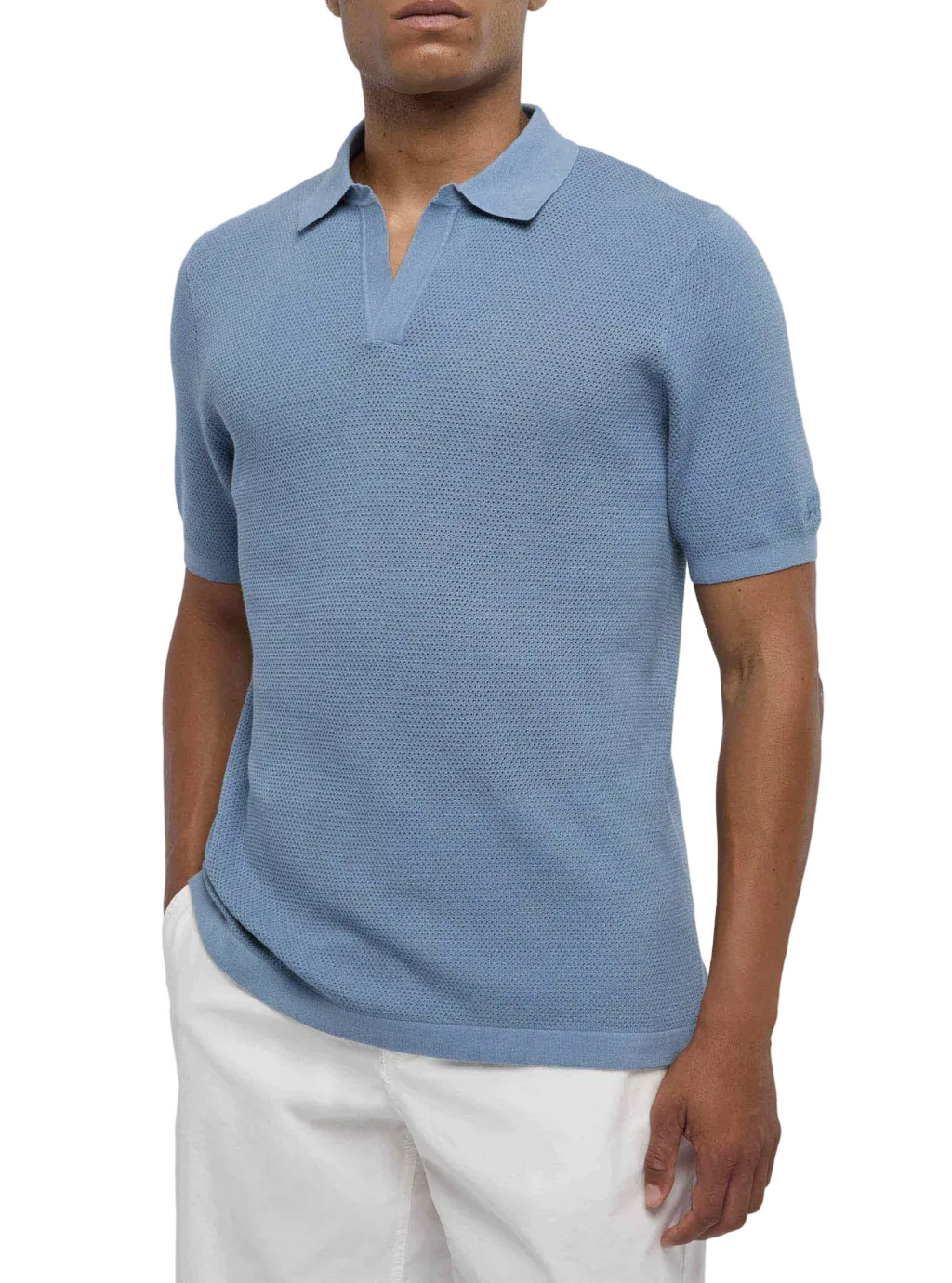 MC2 SAINT BARTH - POLO SLOAN MESH IN COTONE