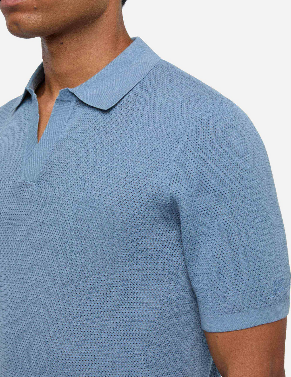 MC2 SAINT BARTH - POLO SLOAN MESH IN COTONE