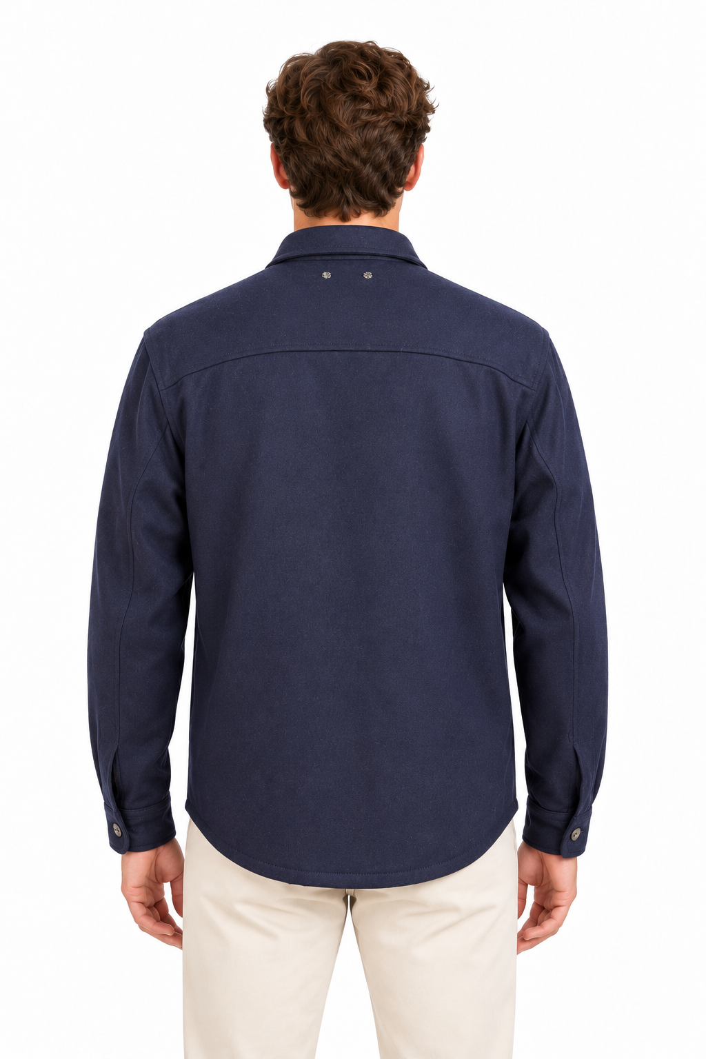 JACOB COHEN - Overshirt in flanella di lana "Vitale Barberis Canonico"